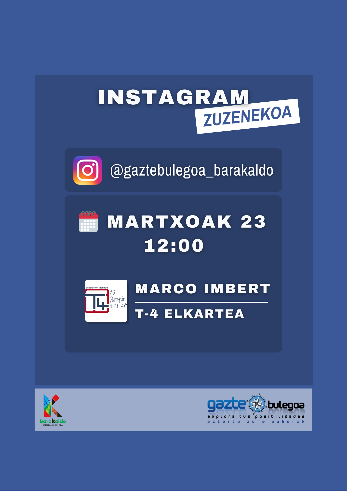 Cartel del Directo de Instagram