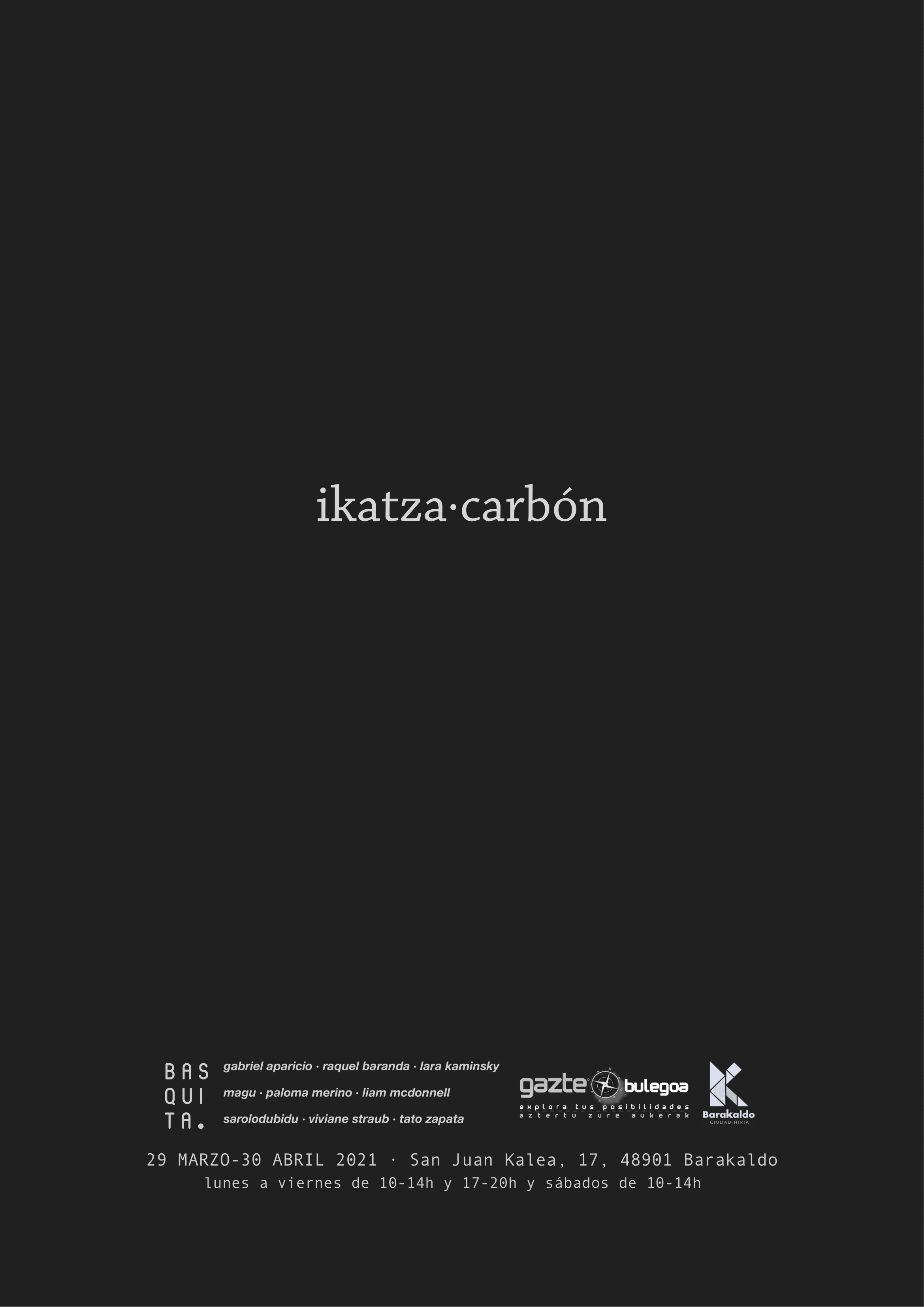 EXPO GAZTEA "IKATZA.CARB&Oacute;N"